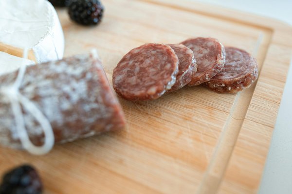 Indulge in delicious french saucisson and chorizo delights